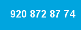 920 872 87 74
